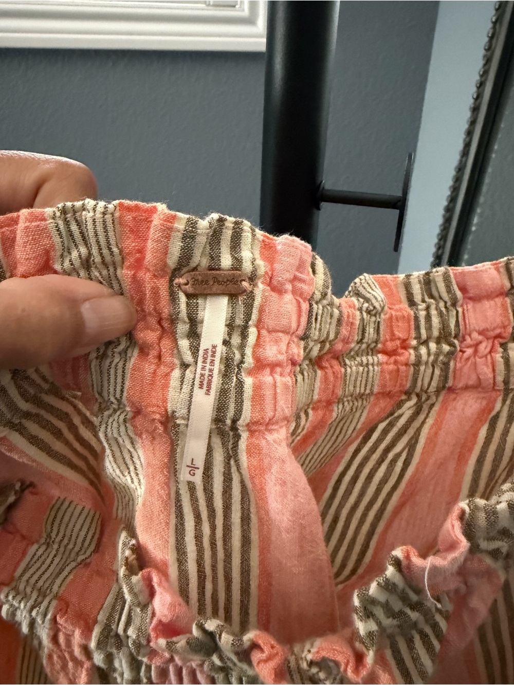 Free People Corfu Striped Cotton-Linen Set in Canyon Stripe - Picture 8 of 9